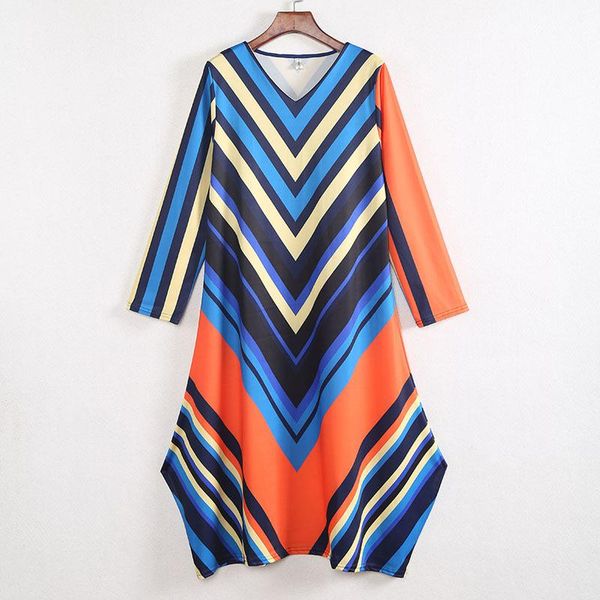 casual dresses wllwlp 2021 long sleeve loose large size women dress v-neck multi-color striped print mid-length a002, Black;gray
casual dresses wllwlp 2021 long sleeve loose large size women dress v-neck multi-color striped print mid-length a002, Black;gray