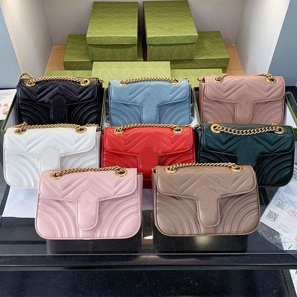 fashion women luxurys designers marmont bags chains shoulder crossbody handbag multicolor messenger bag purse with box
fashion women luxurys designers marmont bags chains shoulder crossbody handbag multicolor messenger bag purse with box