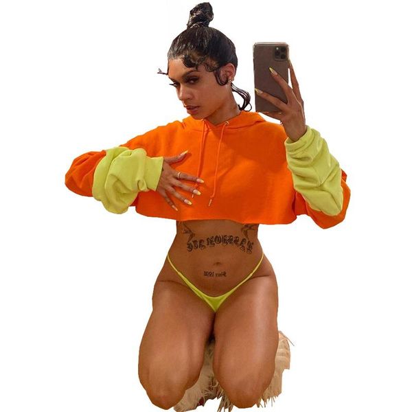 women's hoodies & sweatshirts casual harajuku hoodie women long sleeve drawstring contrast color sweatshirt crop autumn navel-bearing p, Black
women's hoodies & sweatshirts casual harajuku hoodie women long sleeve drawstring contrast color sweatshirt crop autumn navel-bearing p, Black