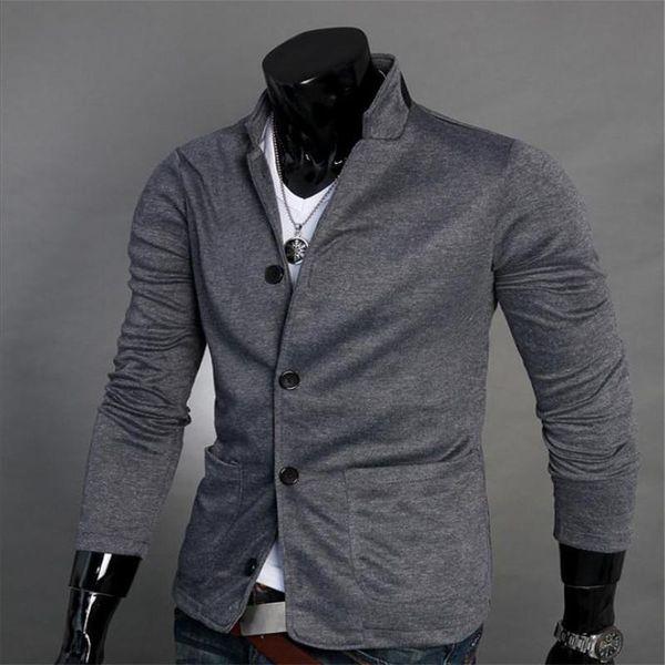 men's suits & blazers knitted collar casual small suit fashion personality single breast buckle spring and autumn korean slim piece sur, White;black
men's suits & blazers knitted collar casual small suit fashion personality single breast buckle spring and autumn korean slim piece sur, White;black