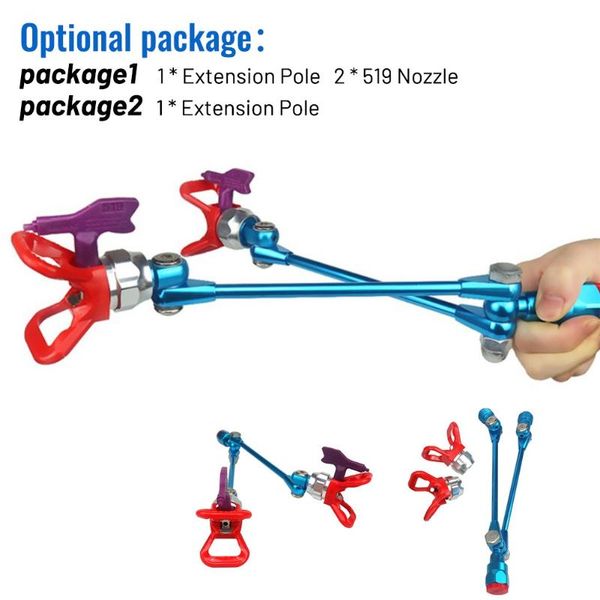 professional spray guns adjustable rod airbrush extension pole airless paint sprayer tool gun spare parts double nozzle guard
professional spray guns adjustable rod airbrush extension pole airless paint sprayer tool gun spare parts double nozzle guard