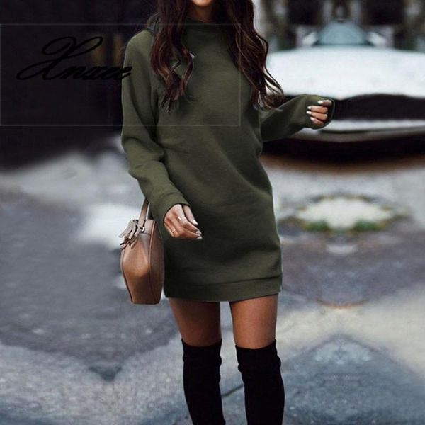 casual dresses xnxee fashion women winter warm sweatshirt dress round neck thicken long sleeve party mini solid slim, Black;gray
casual dresses xnxee fashion women winter warm sweatshirt dress round neck thicken long sleeve party mini solid slim, Black;gray