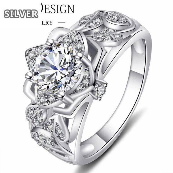 cluster rings fashion 925 silver color wedding engagement for women rose flower with level cubic zirconia surround jewelry bijoux, Golden;silver
cluster rings fashion 925 silver color wedding engagement for women rose flower with level cubic zirconia surround jewelry bijoux, Golden;silver