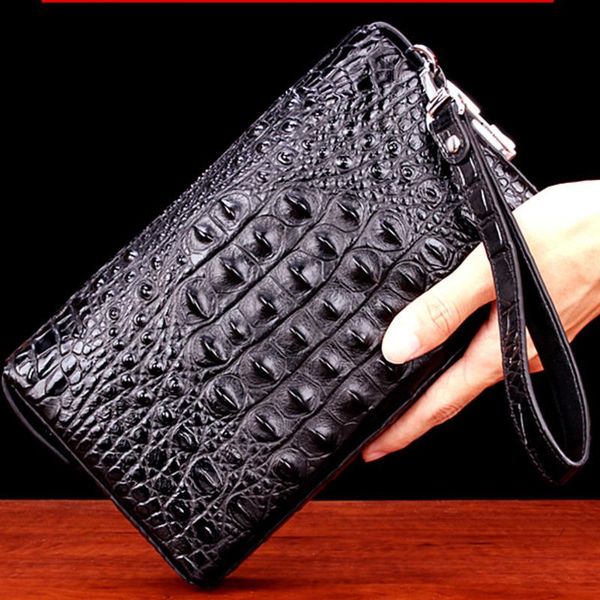 genuine crocodile leather purse man hand package will capacity long fund password lock male fashion for wallets, Red;black
genuine crocodile leather purse man hand package will capacity long fund password lock male fashion for wallets, Red;black