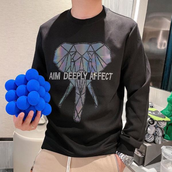 men's hoodies & sweatshirts personality loose novel color diamond round neck hoodie winter hip hop comfortable original pullove, Black
men's hoodies & sweatshirts personality loose novel color diamond round neck hoodie winter hip hop comfortable original pullove, Black
