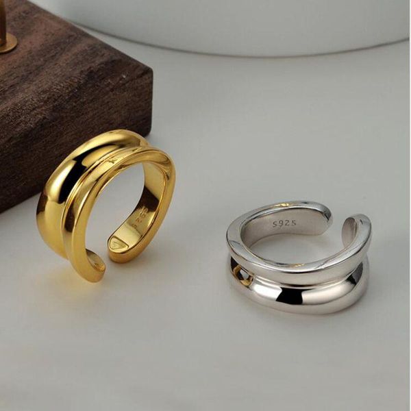 cluster rings amaiyllis s925 sterling silver 18k gold glossy open simple adjustable index finger for female jewellry gift, Golden;silver
cluster rings amaiyllis s925 sterling silver 18k gold glossy open simple adjustable index finger for female jewellry gift, Golden;silver