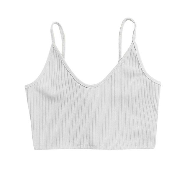 women's tanks & camis summer women tank solid color ribbed spaghetti straps v-neck backless exposed navel crop for girls 5 colors, White
women's tanks & camis summer women tank solid color ribbed spaghetti straps v-neck backless exposed navel crop for girls 5 colors, White