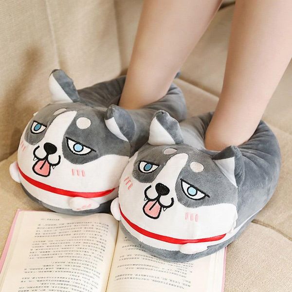 cartoon dog women's cotton slippers winter plush warm ladies flats shoes home indoor soft bottom female footwear comfortable, Black
cartoon dog women's cotton slippers winter plush warm ladies flats shoes home indoor soft bottom female footwear comfortable, Black