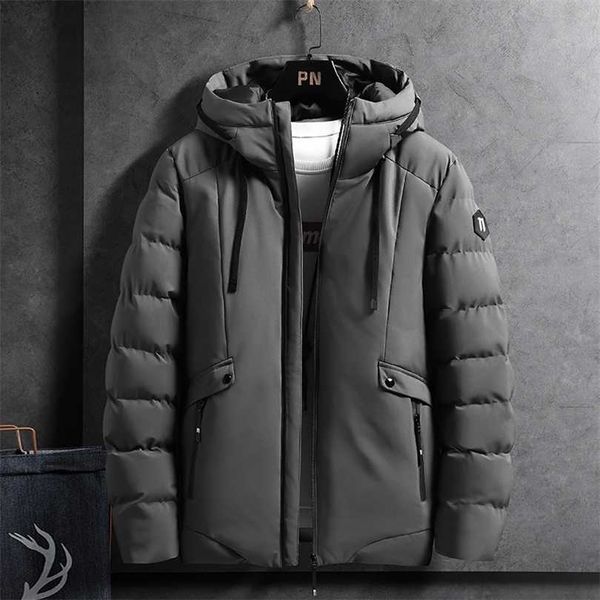 brand winter warm jacket men thick hooded parkas mens fashion casual slim jackets coats male plus size overcoats 4xl 211119, Black
brand winter warm jacket men thick hooded parkas mens fashion casual slim jackets coats male plus size overcoats 4xl 211119, Black