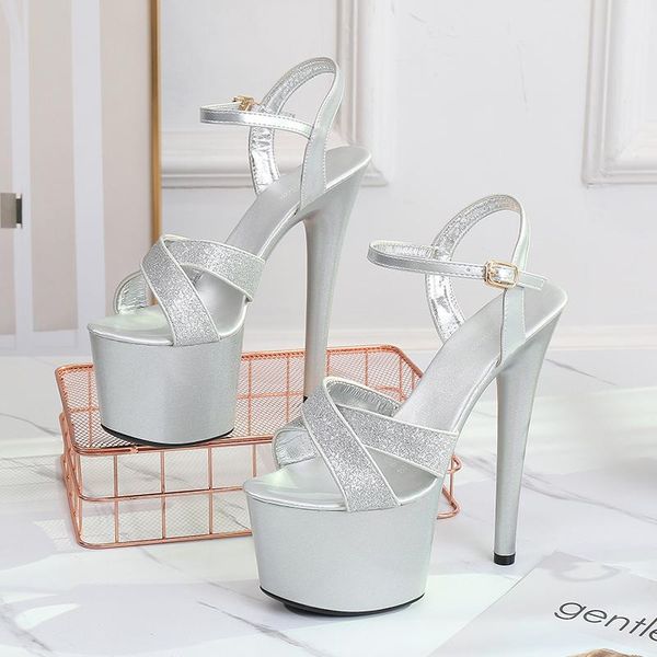 13cm 15cm 17cm bling thin high heels platform shoes women summer sequined cloth sandals female ankle strap pumps ws312, Black
13cm 15cm 17cm bling thin high heels platform shoes women summer sequined cloth sandals female ankle strap pumps ws312, Black