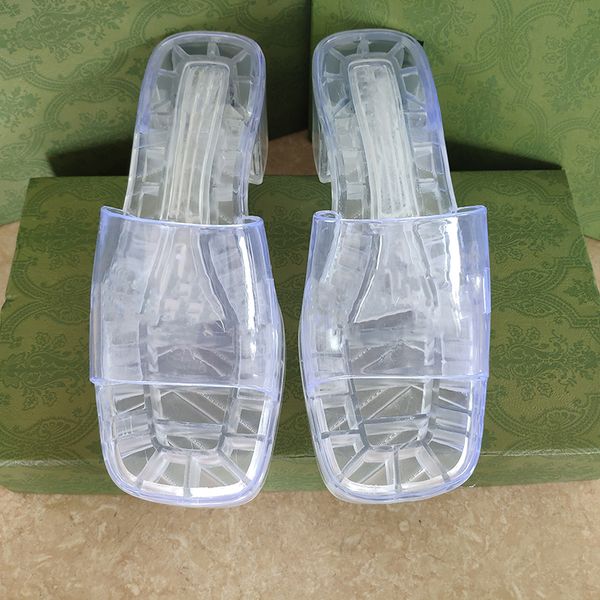 women sandals high heels rubber transparent slide sandal platform slipper chunky 2.4"heel height shoes summer embossed flip flops with, Black
women sandals high heels rubber transparent slide sandal platform slipper chunky 2.4"heel height shoes summer embossed flip flops with, Black
