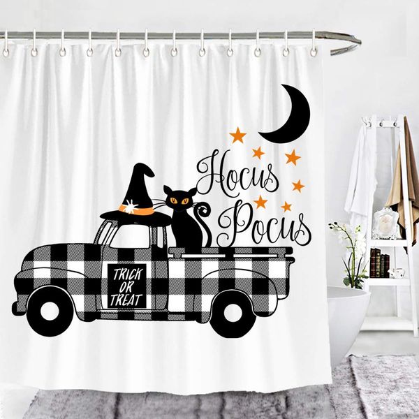 halloween hocus pocus buffalo check plaid truck shower curtain cat rustic farmhouse bathroom decor 72 x 72 inches
halloween hocus pocus buffalo check plaid truck shower curtain cat rustic farmhouse bathroom decor 72 x 72 inches
