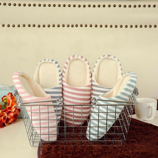 slippers women men warm striped slipper indoors anti-slip winter house home shoes short plush bedroom floor flat comfortable, Black
slippers women men warm striped slipper indoors anti-slip winter house home shoes short plush bedroom floor flat comfortable, Black