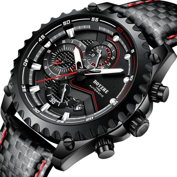 wristwatches boyzhe men sports automatic mechanical watch fashion stainless steel outdoor leather casual relogio masculino, Slivery;brown
wristwatches boyzhe men sports automatic mechanical watch fashion stainless steel outdoor leather casual relogio masculino, Slivery;brown
