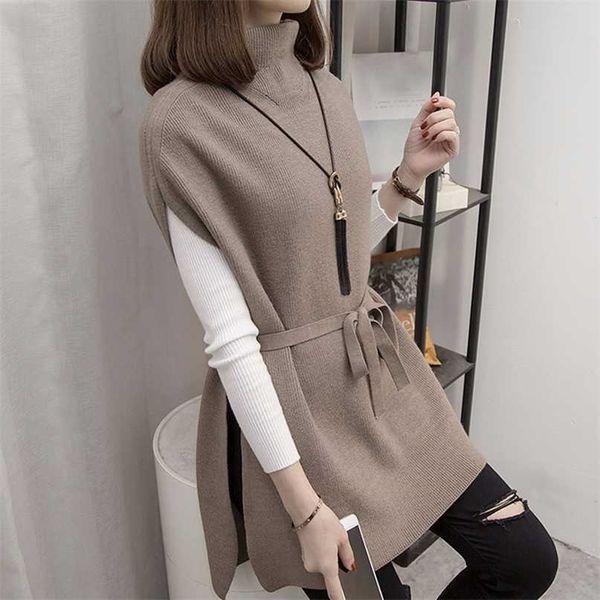 winter women sweater vest short sleeve belt turtleneck knitted pullovers s e474 211011, White;black
winter women sweater vest short sleeve belt turtleneck knitted pullovers s e474 211011, White;black