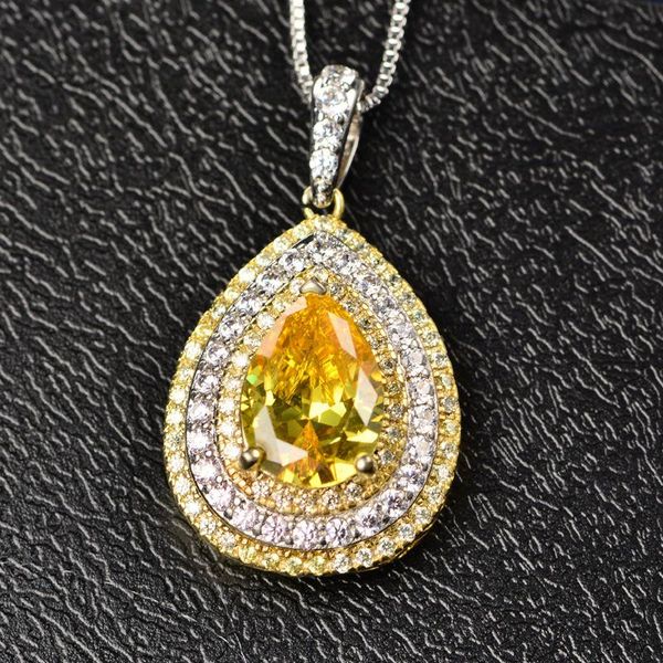 lockets necklaces pendants for women s925 silver water drop yellow cubic zirconia necklace sterling fine jewelry luxury accessories
lockets necklaces pendants for women s925 silver water drop yellow cubic zirconia necklace sterling fine jewelry luxury accessories