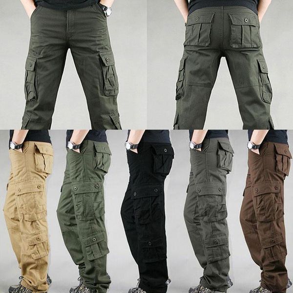 men's pants 1 pcs tactical cargo casual overalls outdoor pockets army trousers cotton blend four seasons, Black
men's pants 1 pcs tactical cargo casual overalls outdoor pockets army trousers cotton blend four seasons, Black