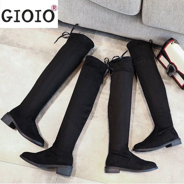 boots winter women's 2021 over-the-knee fashion lace-up square-heel suede round head low heel sock, Black
boots winter women's 2021 over-the-knee fashion lace-up square-heel suede round head low heel sock, Black