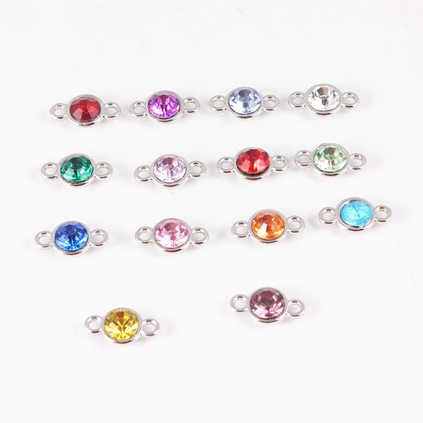 selling assorted 12 colors 11*19mm round crystal birthstone charms with 3 holes for jewelry making for women 120pcs/lotdio chan contact, Silver
selling assorted 12 colors 11*19mm round crystal birthstone charms with 3 holes for jewelry making for women 120pcs/lotdio chan contact, Silver