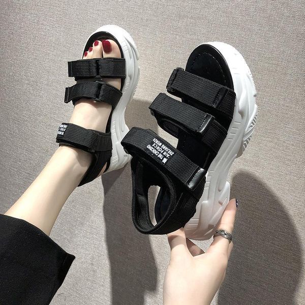 gladiator platform women's sandals 2021 summer fashion women chunky beach sandal denim comfortable sandalias mujer slides dress shoes, Black
gladiator platform women's sandals 2021 summer fashion women chunky beach sandal denim comfortable sandalias mujer slides dress shoes, Black