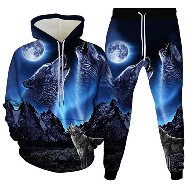 men's tracksuits harajuku galaxy animal wolf rose moon print clothes hoody sweatshirt+trousers 2pcs women men tracksuit teen birthday s, Gray
men's tracksuits harajuku galaxy animal wolf rose moon print clothes hoody sweatshirt+trousers 2pcs women men tracksuit teen birthday s, Gray