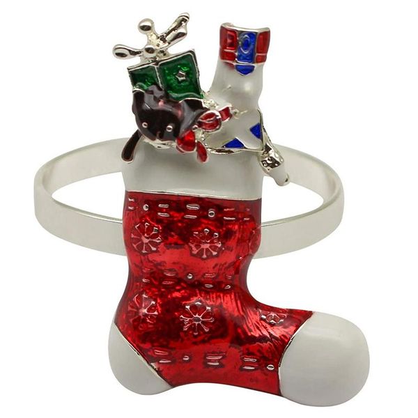 christmas stocking napkin rings for xmas dining table- ring holder holiday party table decoration
christmas stocking napkin rings for xmas dining table- ring holder holiday party table decoration