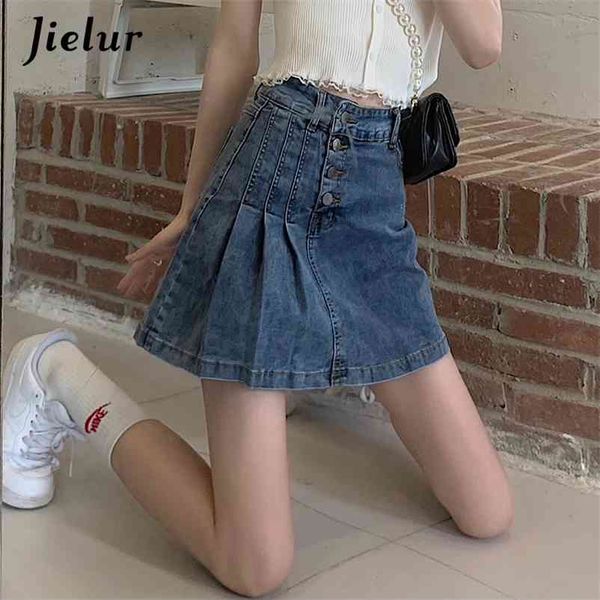 chic college denim skirt women high waist a-line s girls irregular bf black pleated short summer 210426
chic college denim skirt women high waist a-line s girls irregular bf black pleated short summer 210426