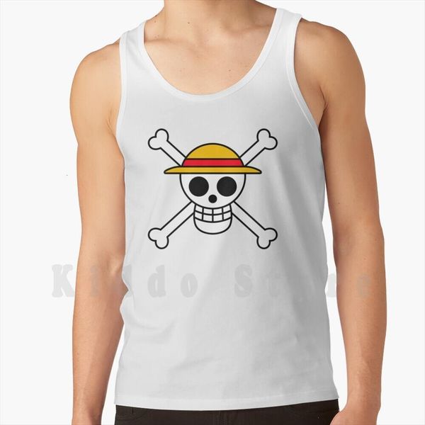 hat pirates jolly roger tank vest sleeveless one piece anime monkey d luffy, White;black
hat pirates jolly roger tank vest sleeveless one piece anime monkey d luffy, White;black