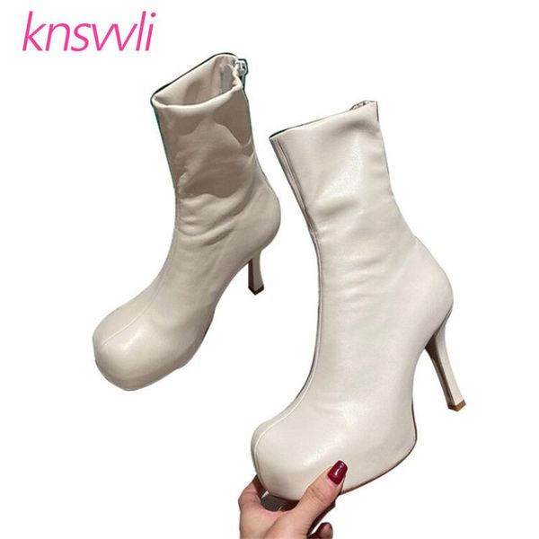 boots high heels brand shoes runway ankle for women leather stretch platform party short woman zapatillas mujer, Black
boots high heels brand shoes runway ankle for women leather stretch platform party short woman zapatillas mujer, Black