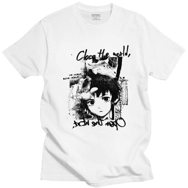 men's t-shirts handsome serial experiments lain t shirt men short sleeve pure cotton t-shirt print manga anime iwakura tee fashion tshi, White;black
men's t-shirts handsome serial experiments lain t shirt men short sleeve pure cotton t-shirt print manga anime iwakura tee fashion tshi, White;black