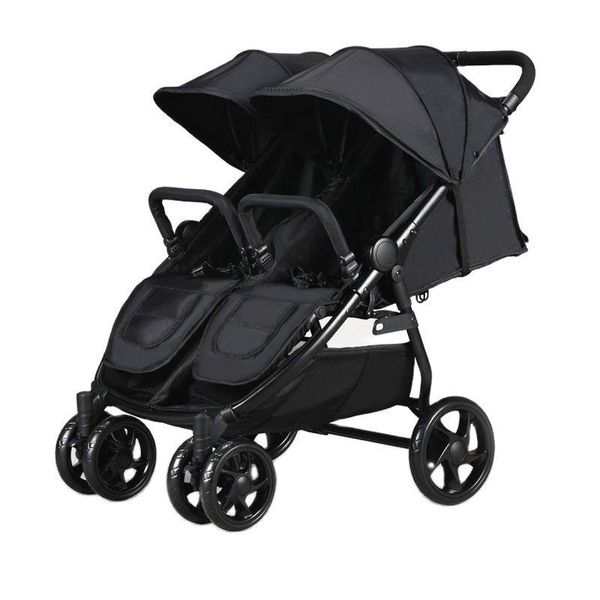 strollers# twin baby stroller high view side by double can sit and lying pram foldable four-wheel car
strollers# twin baby stroller high view side by double can sit and lying pram foldable four-wheel car