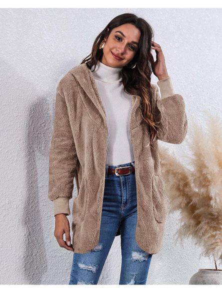 women's jackets female jacket plush coat women windbreaker autumn winter warm outwear hooded pockets vintage oversized coats plus size, Black;brown
women's jackets female jacket plush coat women windbreaker autumn winter warm outwear hooded pockets vintage oversized coats plus size, Black;brown