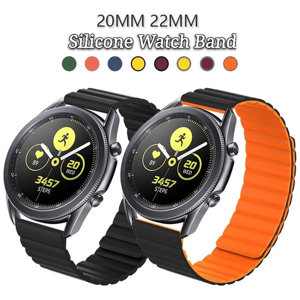 watch bands silicone band for huawei gt 2 magnetic loop strap samsung galaxy active bracelet 22mm 20mm fit accessories, Black;brown
watch bands silicone band for huawei gt 2 magnetic loop strap samsung galaxy active bracelet 22mm 20mm fit accessories, Black;brown