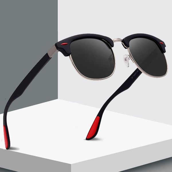 sunglasses classic half metal polarized men women brand designer semi rimless frame sun glasses uv400 gafas p3016, White;black
sunglasses classic half metal polarized men women brand designer semi rimless frame sun glasses uv400 gafas p3016, White;black