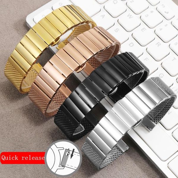 watch bands 18 20 22 24mm stainless steel watchband black silver golden bracelet with butterfly buckle universal brand quick release, Black;brown
watch bands 18 20 22 24mm stainless steel watchband black silver golden bracelet with butterfly buckle universal brand quick release, Black;brown