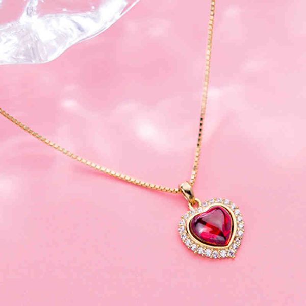 zircon heart shaped pendant necklace for women red cz crystal clavicle chain 925 sterling silver choker anniversary jewelry
zircon heart shaped pendant necklace for women red cz crystal clavicle chain 925 sterling silver choker anniversary jewelry