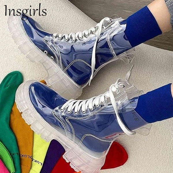 women transparent rain boots 2021 autumn winter fashion round toe ladies lace up waterproof shoes 35-40 large-sized ankle boots, Black
women transparent rain boots 2021 autumn winter fashion round toe ladies lace up waterproof shoes 35-40 large-sized ankle boots, Black