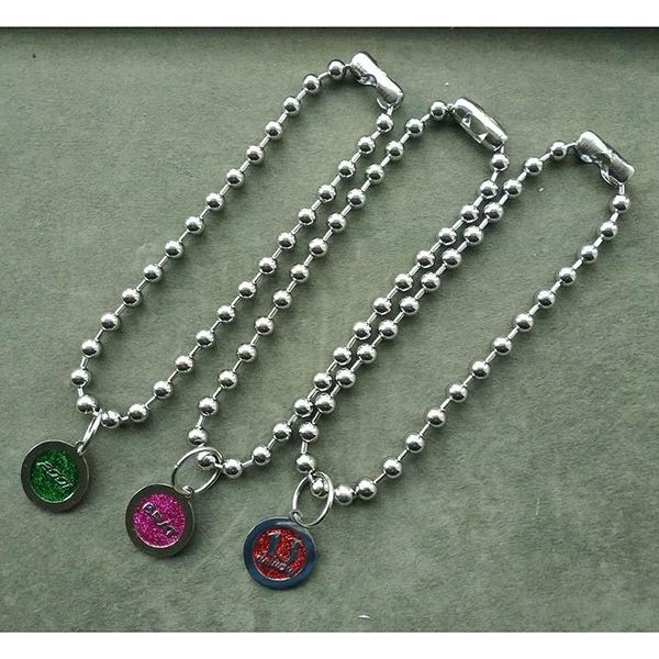 pendant necklaces stainless steel bead chain letter round for women internet girls collar e-girl necklace de mujer, Silver
pendant necklaces stainless steel bead chain letter round for women internet girls collar e-girl necklace de mujer, Silver