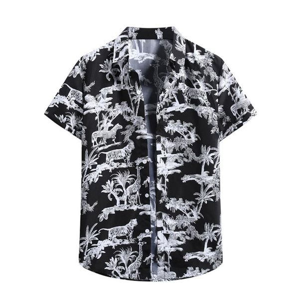 men's t-shirts cardigan short sleeve hawaiian beach flower shirt turtleneck summer casual floral shirts for men 2021 22, White;black
men's t-shirts cardigan short sleeve hawaiian beach flower shirt turtleneck summer casual floral shirts for men 2021 22, White;black
