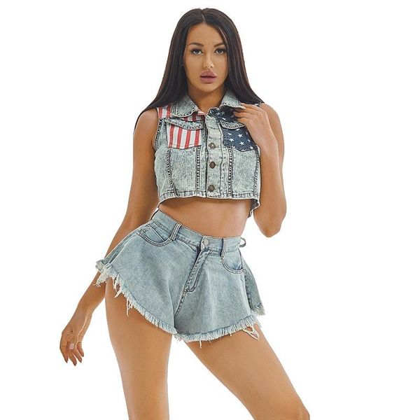 women's tracksuits fashion women 3 piece shorts + jacket bra sets ladies denim jeans night club bar summer sea beach wear dance, Gray
women's tracksuits fashion women 3 piece shorts + jacket bra sets ladies denim jeans night club bar summer sea beach wear dance, Gray