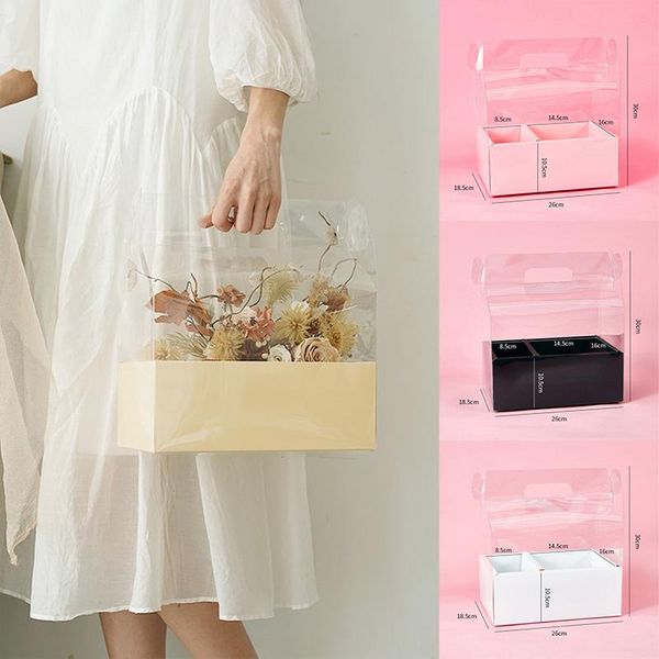 gift wrap portable flower arrangement gifts box transparent bouquet packaging bags wedding ceremony folding pvc cake paper
gift wrap portable flower arrangement gifts box transparent bouquet packaging bags wedding ceremony folding pvc cake paper