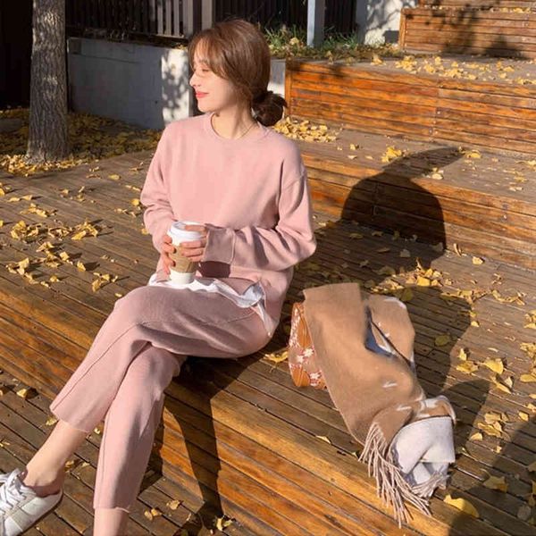 tracksuits women sweater two piece knitted chic pullovers & elastic waist harem pants spring autumn fashion sporting suit female jcl1 nji9, Gray
tracksuits women sweater two piece knitted chic pullovers & elastic waist harem pants spring autumn fashion sporting suit female jcl1 nji9, Gray