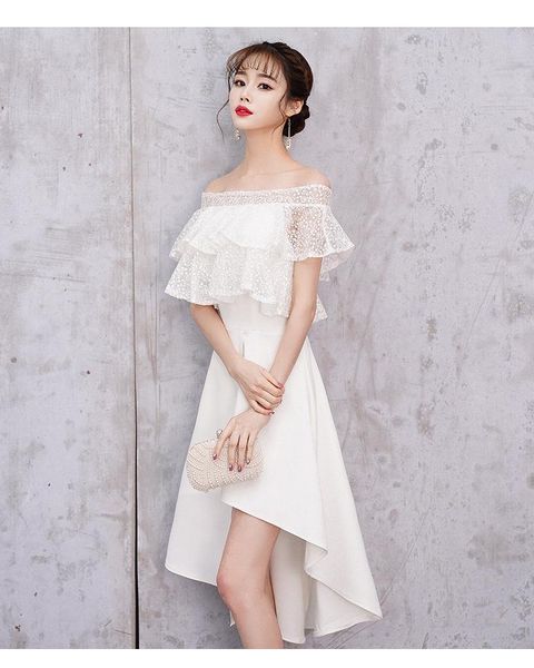 evening dress host celebrity short nightgown pink white black off shoulder party-dress formal elegant women daily ethnic clothing, Red
evening dress host celebrity short nightgown pink white black off shoulder party-dress formal elegant women daily ethnic clothing, Red