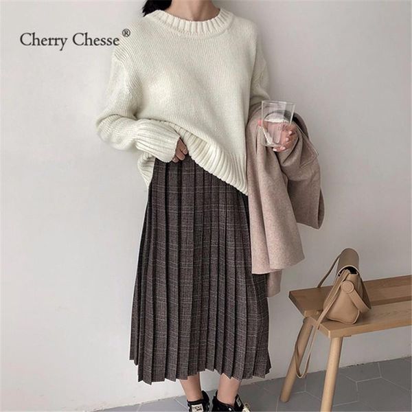 skirts cherry chesse harajuku plaid women skirt empire elastic waist bottoms female autumn casual vintage, Black
skirts cherry chesse harajuku plaid women skirt empire elastic waist bottoms female autumn casual vintage, Black