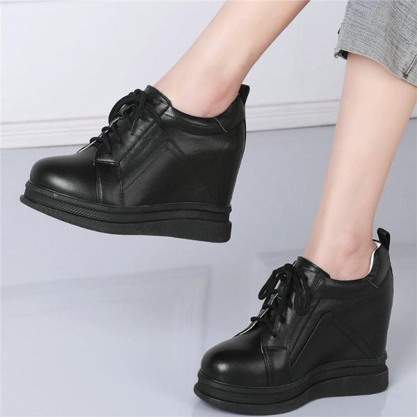dress shoes oxfords women lace up genuine leather wedges high heel pumps female round toe platform fashion sneakers casual, Black
dress shoes oxfords women lace up genuine leather wedges high heel pumps female round toe platform fashion sneakers casual, Black