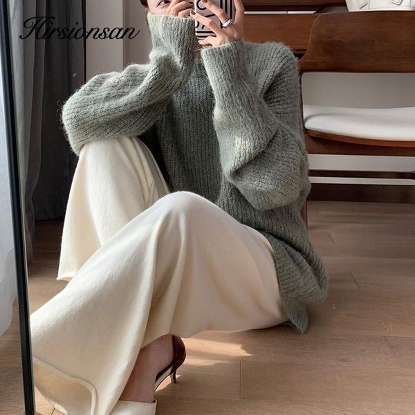 women's pants & capris hirsionsan cashmere soft wide leg women 2021 winter korean vintage straight loose female high waist knitted trou, Black;white
women's pants & capris hirsionsan cashmere soft wide leg women 2021 winter korean vintage straight loose female high waist knitted trou, Black;white