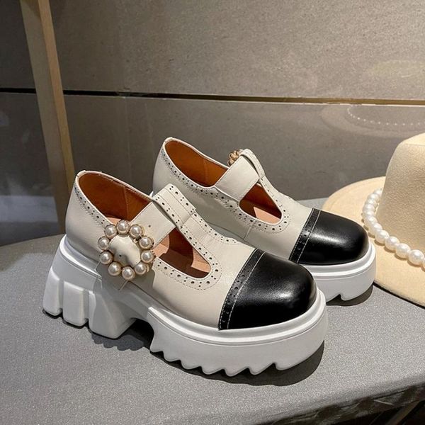 dress shoes womens mid chunky creepers heel platform t-strap sandals pearls buckle casual gothic oxfords retro match colors, Black
dress shoes womens mid chunky creepers heel platform t-strap sandals pearls buckle casual gothic oxfords retro match colors, Black