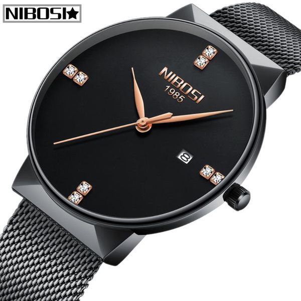 wristwatches nibosi sport mens slim watches waterproof watch men ultra thin dial quartz casual relogio masculino, Slivery;brown
wristwatches nibosi sport mens slim watches waterproof watch men ultra thin dial quartz casual relogio masculino, Slivery;brown