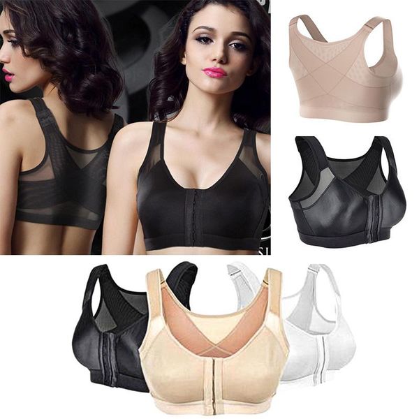 gym clothing ly women posture corrector sports bra back support wireless shockproof fitness brassiere 19ing, White;black
gym clothing ly women posture corrector sports bra back support wireless shockproof fitness brassiere 19ing, White;black