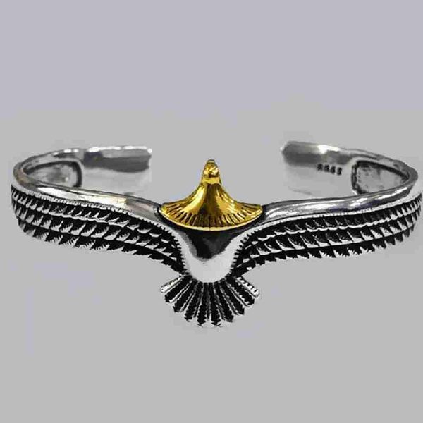 bangle classic gold-plated feather open bracelet fashionable simple men and women domineering eagle adjustable jewelry gift, Black
bangle classic gold-plated feather open bracelet fashionable simple men and women domineering eagle adjustable jewelry gift, Black